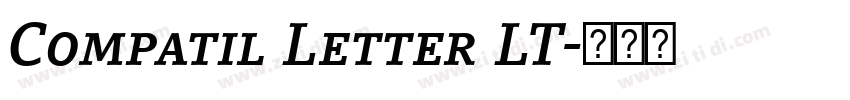 Compatil Letter LT字体转换